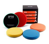 SPTA Kit per Lucidatrici Auto, 5Pcs 125mm Tamponi Tampone Kit di lucidatura per ceretta lucidatura Spugna Lucidatura Pad Kit Composto di lucidatura Auto per lucidatura Automatica -SPPS5M5