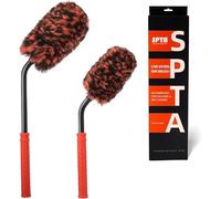 SPTA Spazzola Cerchi Auto, 2 Pezzi Lana Sintetica per Cerchioni Auto, Spazzola Pulisci Cerchioni Auto, Cura ottimale dei Cerchioni Senza Graffi, per Pulizia per Tutti i Tipi di Cerchioni