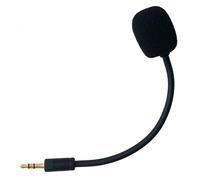 SPTSSWET Microfono di ricambio compatibile con cuffie Razer Electra V2, microfono da gioco rimovibile, microfono professionale con isolamento acustico trasparente con parabrezza, 3,5 mm, nero, 15 cm