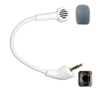 SPTSSWET Microfono di ricambio compatibile con Kingston HyperX Cloud 2 II Post-2022 2nd versione Wired Cloud Core Cloud Pro Cloud X Gaming Cuffie per PS4 Xbox One Computer PC, jack da 3,5 mm da 6,2