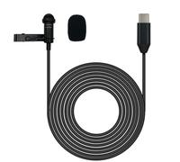 SPTSSWET Microfono Lavalier di tipo C, compatibile con iPhone 15 Pro Max, per smartphone Galaxy, Android iPad 10, iPad Pro Air 5, 4, computer, PC, per vlogging, interviste, YouTube, TikTok, live