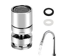 SPTwj Aeratore Rubinetto 360° Girevole M22 Femmina O M24 Maschio Filettatura Filtro Rompigetto Filtri Aeratore in Acciaio Inox per Rubinetti Lavello Cucina e Bagno con 22mm 24mm Adattatore