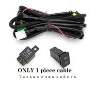 SPUFKGE Alogeno-Faro 2 Pezzi LED Fendinebbia Per Peugeot 107 207 307 407 607 308 408 2008 3008 4008 5008 Per Viaggiatore Per Bipper Per Tepee Lampada Nebbia Luce Nebbia Fari Anteriori(WIRES)
