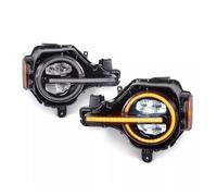 SPUFKGE Alogeno-Faro Fari Auto Per Ford Per Bronco 2020 2021 2022 2023 E 2024 Lampade A LED Per Auto Luci Diurne Indicatori Direzione Dinamici Accessori Per Auto Fari Anteriori
