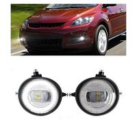 SPUFKGE Alogeno-Faro Fendinebbia Faro Per Mazda RX-8 Per MPV 6 5 3 2 CX-7 CX-5 CX-9 MX-5 Per Miata Auto Led Alogena Lampada Della Nebbia Impermeabile Accessori Auto Fari Anteriori(Optical White)