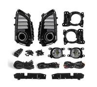 SPUFKGE Alogeno-Faro Led Lampada Della Nebbia DRL Per Toyota Per Yaris Per Ativ Per Vios 2022 2023 Luci Circolazione Diurne Paraurti Anteriore Faro Copertura Cablaggio 12V Fari Anteriori(DRL Fog Kit)