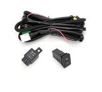 SPUFKGE Alogeno-Faro Luci Fendinebbia Per Mitsubishi Per Lancer Per Lancer-ex 2008-2012 2013 Led Alogena Copertura Grill Lunetta Cornici Cablaggio Interruttore Kit Fari Anteriori(Wires only)