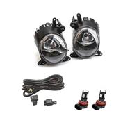 SPUFKGE Alogeno-Faro Luci Fendinebbia Per Mitsubishi Per Lancer Per Lancer-ex 2008-2012 2013 Led Alogena Copertura Grill Lunetta Cornici Cablaggio Interruttore Kit Fari Anteriori(Led fog and wires)