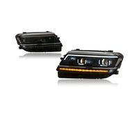 SPUFKGE Alogeno-Faro Luci Per Auto Per VW Per Tiguan 2017 2018 2019 2020-2021 Fari A LED Proiettore Fari Luci Diurne Fari Anteriori