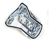 SPUFKGE fanali posteriori LED Per VW Per POLO 9N 9N3 Hatchback 2005 2006 2007 2008 2009 2010 Paraurti Posteriore Fanale Posteriore Fendinebbia Luce Freno Luce Stop SENZA Lampadine(Only 1 Right)