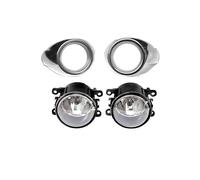 SPUFKGE fari fendinebbia Luci Fendinebbia A LED Per Ford Per Focus 3 2012 2013 2014 Chrome Copertura Grill Cornici Faro Cablaggio(Frame A LED)