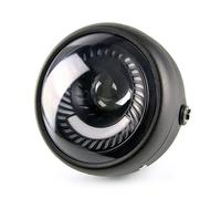 SPUFKGE Faro Anteriore per Moto per Serie retrò per Cafe per Racer Faro Anteriore A LED Rotondo da 6,5 Pollici per Motocicletta Vintage Angel Eyes DRL Lampada Guida