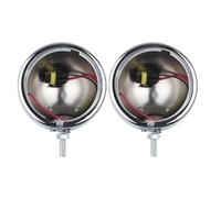 SPUFKGE Faro Anteriore per Moto per Touring per Electra per Glide 4-1/2 "4.5 Pollici LED Ausiliario Spot Che Lampada della Luce con Alloggiamento Anello Staffa Montaggio