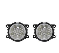 SPUFKGE Faro Fendinebbia Per Ford Per Transit Per FOCUS Per Mustang Per Figo Per Ranger Fendinebbia A LED Per Auto 8000LM 30W Bianco Giallo 12V Impermeabile(9 Led White)