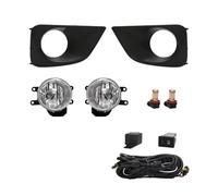 SPUFKGE Faro Fendinebbia Per Toyota Per Vios Per Yaris Sedan 2013 2014 2015 2016 2017 Fendinebbia A LED Luci Diurne DRL Indicatori Direzione Automatici 12V(LED White Bulb)