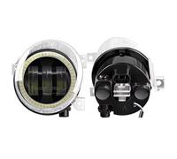 SPUFKGE Faro Fendinebbia Per VW Per Touran 1T1 1T2 2003-2010 Gruppo Ottico Fendinebbia Angel Eye LED Auto DRL(White and Blue)