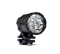 SPUFKGE Faro Per Moto 2 Pezzi 12V 6 LED Impermeabile Ausiliario Faretto Lampada Faro Accessori Attrezzature(1Piece 02)