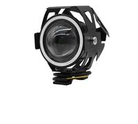 SPUFKGE Faro Per Moto Faro Anteriore A LED Per Impermeabile 3000LMW U7, Luce Di Guida A Per Moto, Fendinebbia Con Interruttore(1Piece Blue light)