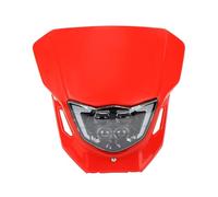 SPUFKGE Faro Per Moto Per WR250F Per WR450F Per YZ250F Per YZ450F 250F 450F Per MX Per Enduro Dirt Bike Faro Anteriore LED Per Moto(Rosso)