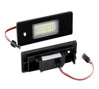 SPUFKGE Luce Targa LED Targa 2PCS per BMW per Mini per Countryman R60 F60 per Clubman R55 LCI per Paceman R61 Auto Backlight12V Auto HA Condotto Luce Targa 6000K Parti allo Xeno Set luci Targa