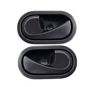 SPUFKGE Maniglie Interne Portiere Auto Per Dacia Per Sandero Per Logan Per Duster Maniglia Interna Porta(1 Pair Black)