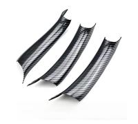 SPUFKGE Maniglie Interne Portiere Auto Set 3 Pezzi Per BMW X5 E70 X6 E71 E72 2007-2014 Motivo Fibra Carbonio Nero Guida A Sinistra A Destra Maniglia Interna Portiera Auto(Carbon LHD 3 Pcs)