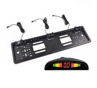 SPUFKGE Telecamera Posteriore A Infrarossi Monitoraggio Elettromagnetico Anteriore Posteriore 3 Sensori Kit Parcheggio Radar Retromarcia Automatico Telecamera Targa
