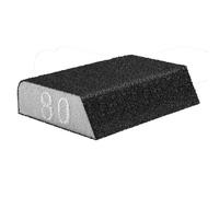 Spugna abrasiva 98 x 25 x 68 mm, P80, obliqua/5 pezzi 55-925