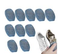 Spugna abrasiva in lana d'acciaio, 8 x 6 cm, con infusione di sapone, rete in acciaio a basso tenore di carbonio, spugna per rimuovere le macchie, antigraffio, per pentole, padelle, piastrelle