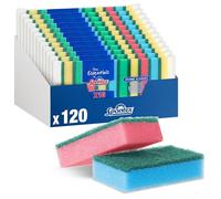 Spugna abrasiva Spontex Essentials - 6 x Confezione da 20, totale 120