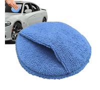 Spugna Applicatrice Cera Auto,Spugne Per Cera Auto | Spugna In Microfibra Con Tasca 5 Pollici Per Esterno Garage Gomma Cura Pelle Moto Metallo Pulizia Ruote