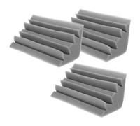 Spugna Bass Trap Angolare Fonoassorbente Bianca 3 Pezzi | Trattamento Acustico per Sala Voce e Control Room, Pannelli Angolari, Riduzione Rumore, Set 3 Pezzi