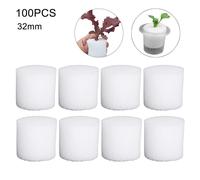 Spugna Bianco 100PCS / Set 30mm 40m Vaso di Fiori di Giardinaggio