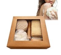 Spugna Da Bagno Bastone Massaggiante, Spazzola Per Unghie, Palla Esfoliante | Set Con Limapiedi Per Il Bagno E La Doccia Per Donne, Madre, Papà, Famiglia, Casa, Bagno E Spa