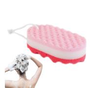 Spugna da bagno per il corpo, asciugamano per strofinare con spazzola da bagno | Spugna per il corpo e da bagno | Strofinare in schiuma resistente a strati per familiari, amici, colleghi per il