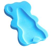 Spugna da bagno per neonato per età 1-3Y Comodo tappetino da bagno per neonati Cuscino da bagno antiscivolo (Blu)