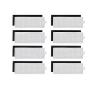 Spugna di ricambio + filtri, compatibile con ILIFE, A4 A4S A6 Robot aspirapolvere Filtro Hepa Pulizia Robot Aspirapolvere cartuccia(8pcs)