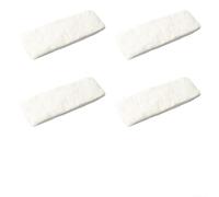 Spugna di sicurezza per camini a bioetanolo da tavolo, resistente al calore, fibra di silicato di magnesio e calcio, 20 x 15 x 2,5 cm, confezione da 4, colore: bianco