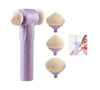Spugna elettrica per trucco, elettrica, asciutta e bagnata, automatica, a basso assorbimento, per l'applicazione del fondotinta, per donne, mamma, figlia, fidanzata, ragazze, adulti, amanti e famiglie