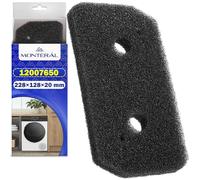 Spugna Filtro Asciugatrice 228 x 128 x 20 mm con Codice Originale 12007650 per Bosch per Siemens - MONTERAL