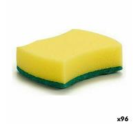 Spugna Giallo Verde Fibra sintetica 10 x 3 x 7,5 cm [96 Unità]