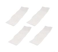 Spugna in fibra di silicato di calcio e magnesio per la sicurezza del caminetto a bioetanolo, resistente alle alte temperature, 30 x 20 x 0,6 cm, confezione da 4, bianca