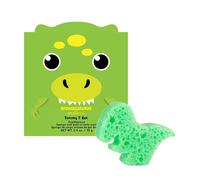 Spugna infusa bambini dinosauri Tommy T-Rex (12+ utilizzi) Spongellé 70g