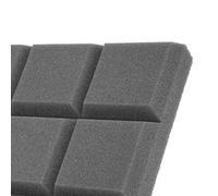 Spugna insonorizzante, pannelli fonoassorbenti di buona qualità, per l'elaborazione acustica di riduzione del rumore(Grigio ignifugo ad alta densità)