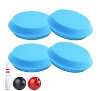 Spugna lucidante per palla da bowling, 4 pezzi, tappetino per la pulizia e lucidatura, migliora la presa, il rotolo e le prestazioni, per professionisti = giocatori di bowling ricreativi