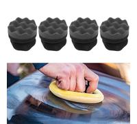 Spugna Lucidatura Auto 4 Pack 8cm Anti-Graffio | Morbidezza elevata, non graffia la vernice, ideale per cere e sigillanti, diametro 8cm, da 4
