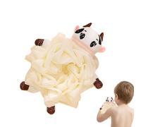 Spugna Luffa Per Bambini In PE - Spugna Da Bagno A Rete, Palla Da Doccia A Forma Di Animale | Spu? Esfoliante Con Design Cartone Animato Per Pulizia Quotidiana, Igiene Personale, Cura Della Pelle E