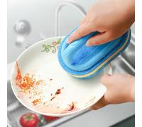 Spugna magica per la pulizia - Spazzola multiuso portatile per la pulizia di cucina e bagno, riutilizzabile e non elettrica, ideale per vetro, pareti e superfici in ceramica