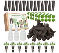 Spugna per coltivazione, baccelli di sementi di spugne di crescita radicale di ricambio compatibili con AeroGarden, Kit di spugne di avviamento per sistema idroponico da giardino interno (144)