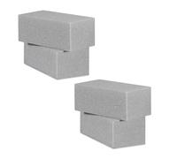 Spugna per fiori Set di spugne rettangolari 8 pz. Grigio Gommapiuma per fiori